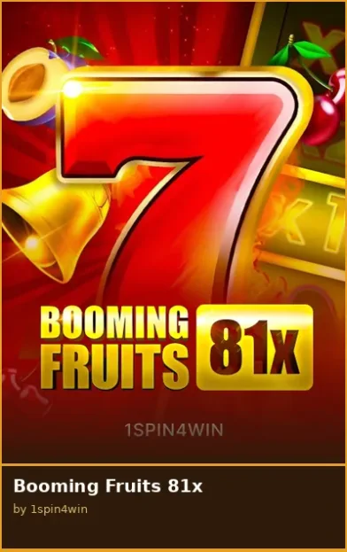 Booming Fruits 81x