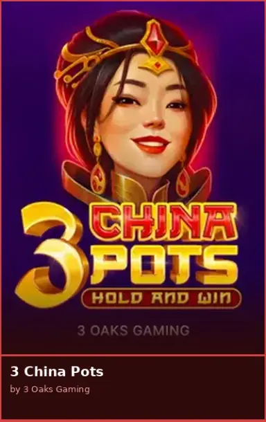 3 China Pots