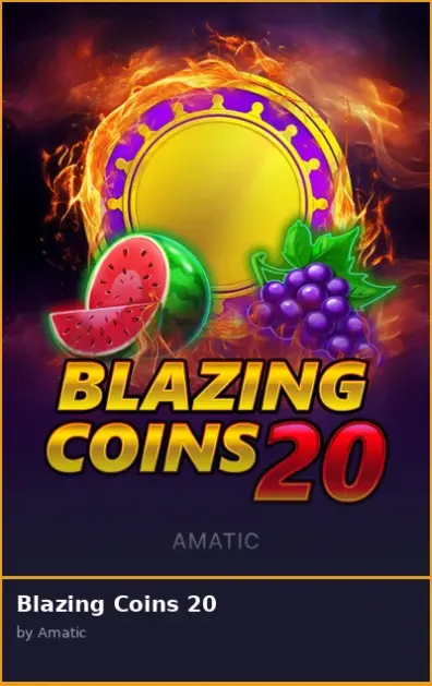 Blazing Coins 20
