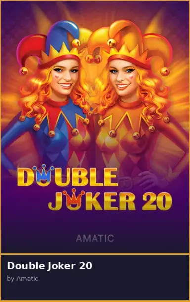 Double Joker 20