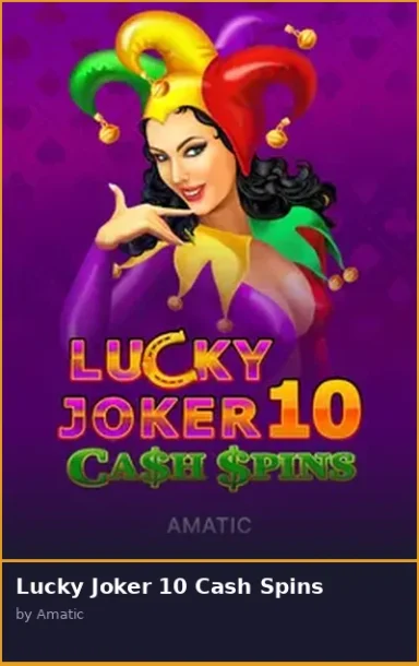 Lucky Joker 10 Cash Spins