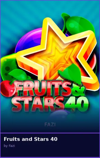 Fruits and Stars 40