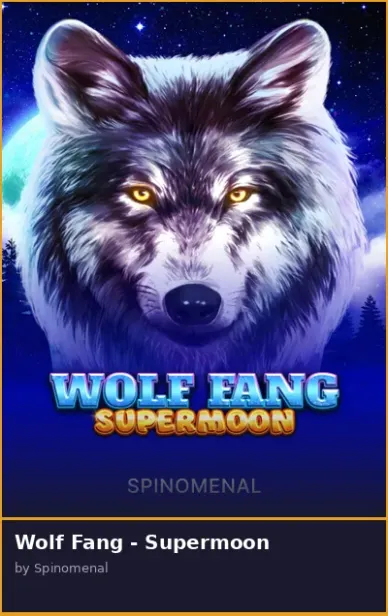 Wolf Fang - Supermoon